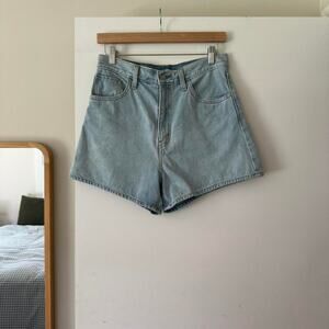Levis High Rise Light Wash Denim Jean‎ Shorts Size 27